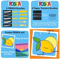 Набор кистей POSCA для Procreate / POSCA Brush Set for Procreate Siakula