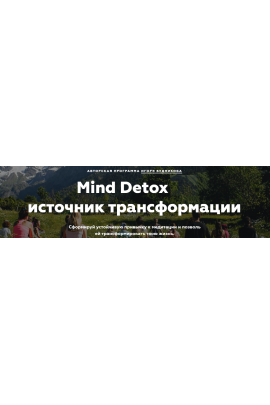 Mind Detox 2.0 НАВСЕГДА - без ограничений по времени. Игорь Будников