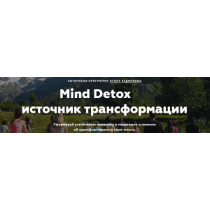 Mind Detox 2.0 НАВСЕГДА - без ограничений по времени. Игорь Будников