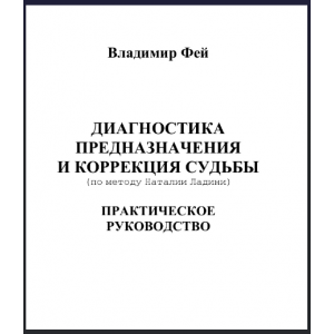Диагностика предназначения и коррекция судьбы. Владимир Фей по методу Натальи Ладини