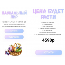 Пасхальный пир. Яна Нетреба LabFood