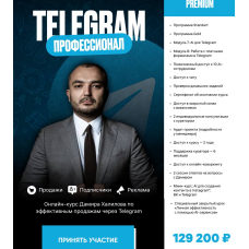 Telegram Профессионал. Тариф Premium. Дамир Халилов