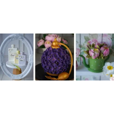 Флакон с духами из зефира 2.0 Марина Невская nebesnyii_mindal