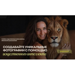 Создавайте уникальные фотографии с помощью искусственного интеллекта. Анастасия Мизгир