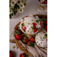 Пасхальный декор. Акварельная роспись на куличах. Марина Невская nebesnyii_mindal