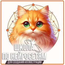 Школа по Нейросетям для создания иллюстрации. Юлия Бабушкина Red Cat
