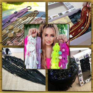 Эксклюзивные hair-аксессуары. Евгения Алькан Первая онлайн-школа афроплетения