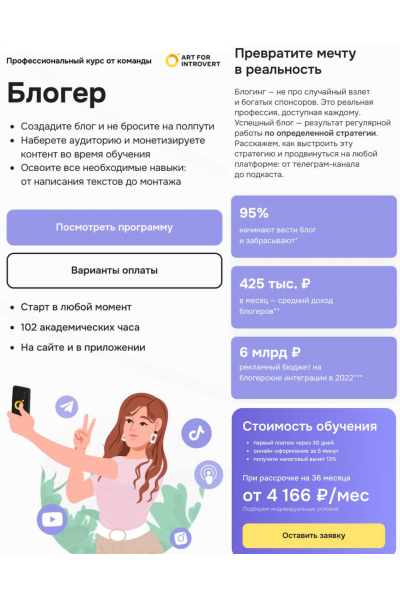 Блогер. Нэлли Кундрюкова, Елизавета Фандорина  Artforintrovert