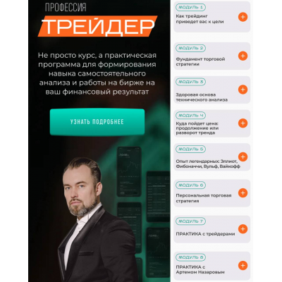 Профессия Трейдер 6.0. Октябрь-ноябрь 2024. Тариф Стабильный плюс. Артем Назаров Tradezone