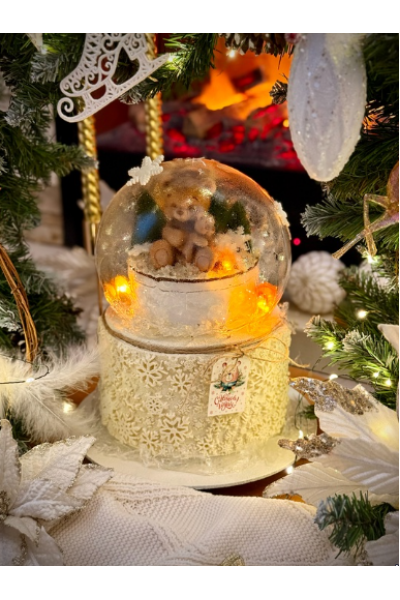 Видеоурок Волшебный новогодний шар. Анастасия Политыкина anastasiya_bakery