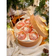 Видеоурок Коробка с ёлочными шарами. Анастасия Политыкина anastasiya_bakery