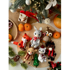 Елочные игрушки - зверята. Елена Метлина Елочные игрушки - зверята. Елена Метлина