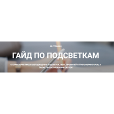 Гайд по подсветкам. Кристина Чемелова