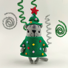 Котик в костюме елки. Анжела Феклина