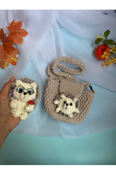 Ежик с сумочкой. Екатерина Белоусова Махоткины игрушки