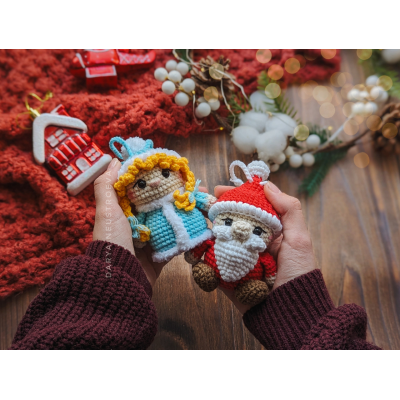 Дед Мороз и Снегурочка. Дарья Неустроева