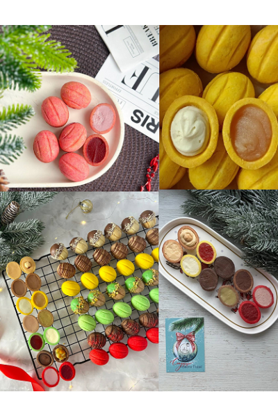 Орешки с начинками. Ольга Шмукста Love Cake