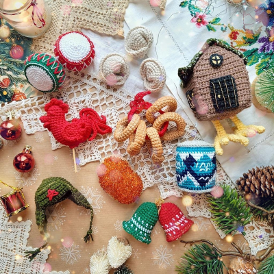 Ёлочные игрушки Россия. Яна Баталова