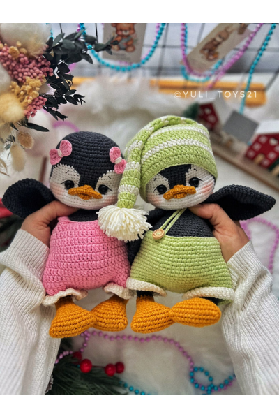 Пингвинята. Юлия Волкова yuli_toys21