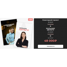 Новогодний проект + Большие деньги. Мария Бразговская
