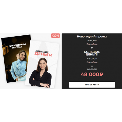 Новогодний проект + Большие деньги. Мария Бразговская