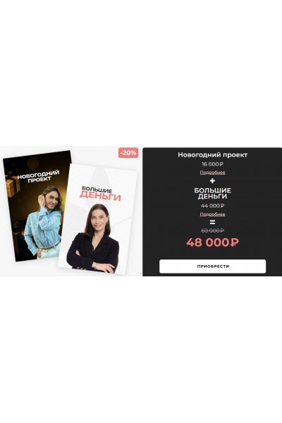 Новогодний проект + Большие деньги. Мария Бразговская