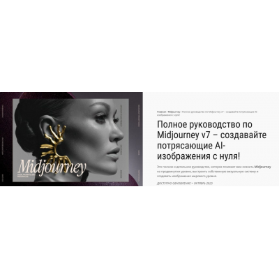 Полное руководство по Midjourney v7 – создавайте потрясающие AI-изображения. Дмитрий Машкин, Нади Спасибенко Арткост
