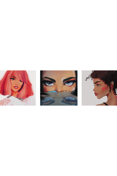 Авторский курс по иллюстрации — портрет для программы procreate. Тариф Самостоятельный. Виктория Шубина