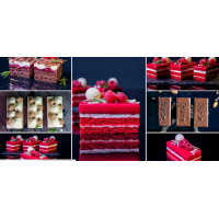 Нарезные пирожные 2.0. Мировая классика. Елена Крохмаль, Pastry-School.online