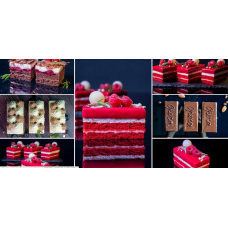 Нарезные пирожные 2.0. Мировая классика. Елена Крохмаль, Pastry-School.online