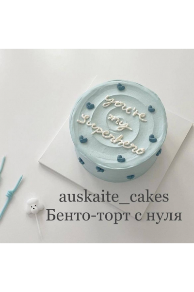 Бенто-торт с нуля. auskaite_cakes