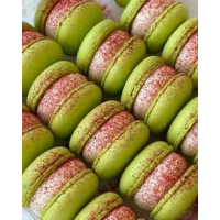 Начинка макарон «Лайм-Клубника-Базилик». Алиса Стрельцова, sweetsbyalice