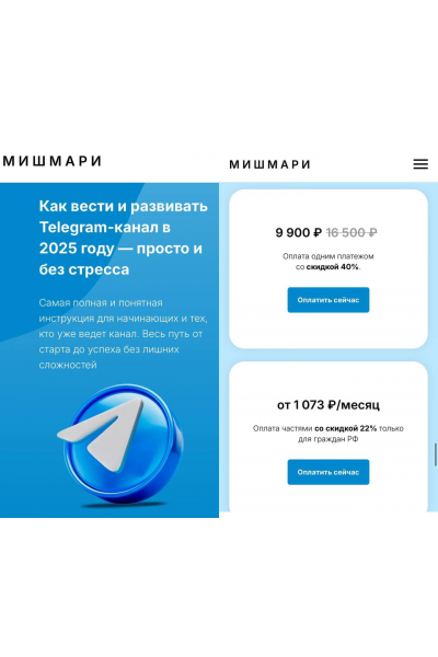 Как вести и развивать канал в 2025. Мишмари