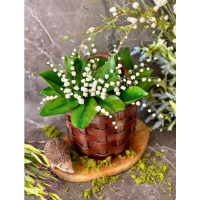 Видеоурок «Корзина с ландышами». Анастасия Политыкина, anastasiya_bakery