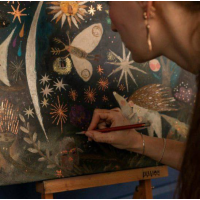 Картины акрилом, как терапия для души. Добрый акрил 2. Карина Киносьян, Karina Kino