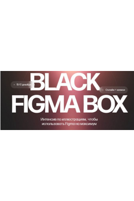 Black Figma Box. Тариф Только коробка. Кристина Анфалова