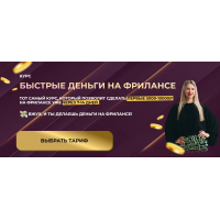 Быстрые деньги на фрилансе. Тариф С поддержкой. Елена Червонец