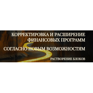 Модуль-практика Корректировка и расширение финансовых программ согласно новым возможностям. Растворение блоков. Эмилия Франк