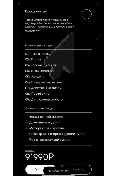UX/UI-дизайнер. Тариф Продвинутый. Анастасия Виноходова, Stasea Courses