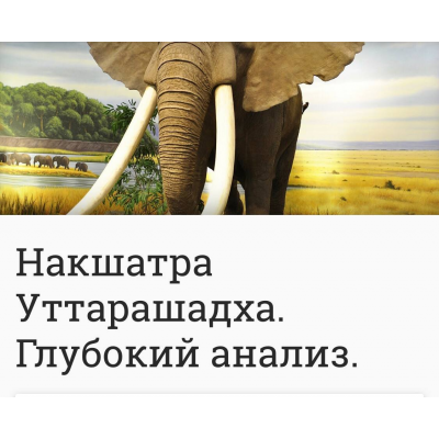Накшатра Уттарашадха. Глубокий анализ. Анна Ласточкина