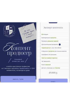 Контент продюсер. Effect Medici