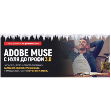 Adobe Muse с Нуля до Профи 3.0 Тариф VIP. Владимир Гынгазов