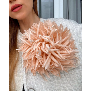 Цветок из ткани. Астра облачко. Таня Соколова