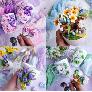 Цветочный курс 2.0. artspoons_school, Школа лепки онлайн Artspoons