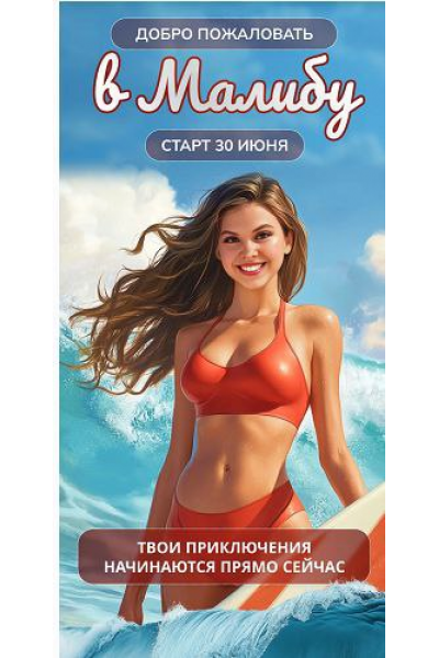 Спасатели малибу: пятый подход. Тариф 2: Супергерой пляжа. Арина Рыкова