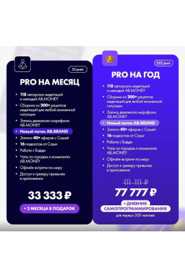 Подписка Ab.Money Pro. AB.Brand Сентябрь 2025. Александра Белякова, Ab.Money