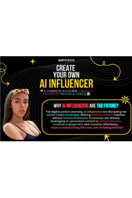 Создание ИИ-инфлюенсеров с нуля без подмены лиц, Montecrist0