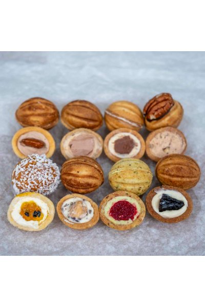 Орешки с начинкой. Елена Крохмаль, Pastry School