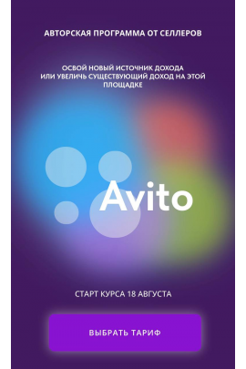 Освой Авито. Август 2025. Тариф Профи. Павел Ларин, Алина Рязанова