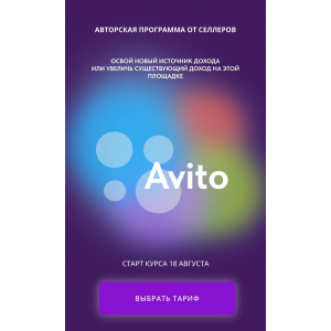 Освой Авито. Август 2025. Тариф Профи. Павел Ларин, Алина Рязанова